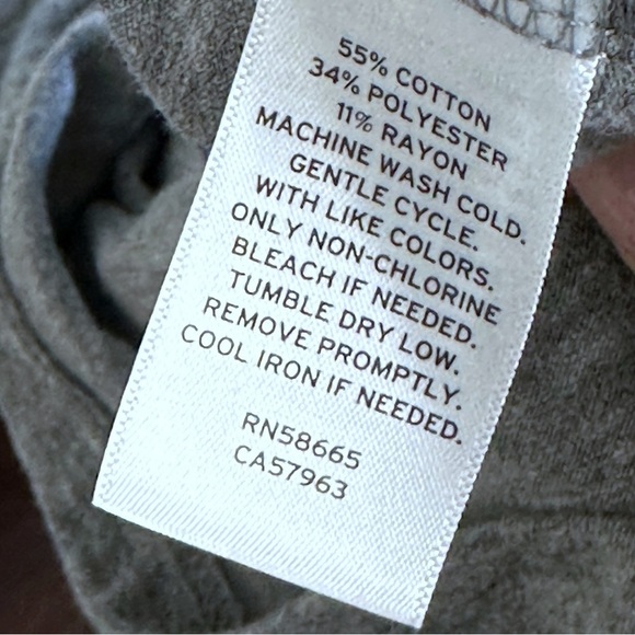 SUSINA Sleeveless Gray T-shirt Tie Waist Dress Cotton Blend Small - Picture 11 of 13